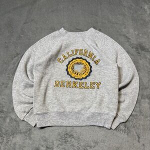 VTG 80s California Berkeley Kids Crewneck Size Youth S (6-8) College RARE